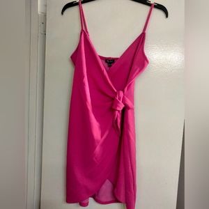 Lily Rose Sleeveless Wrap dress, Junior's Size Small, Pink